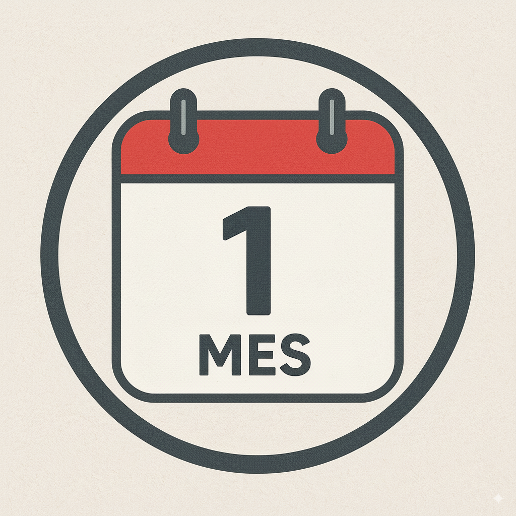 1 mes